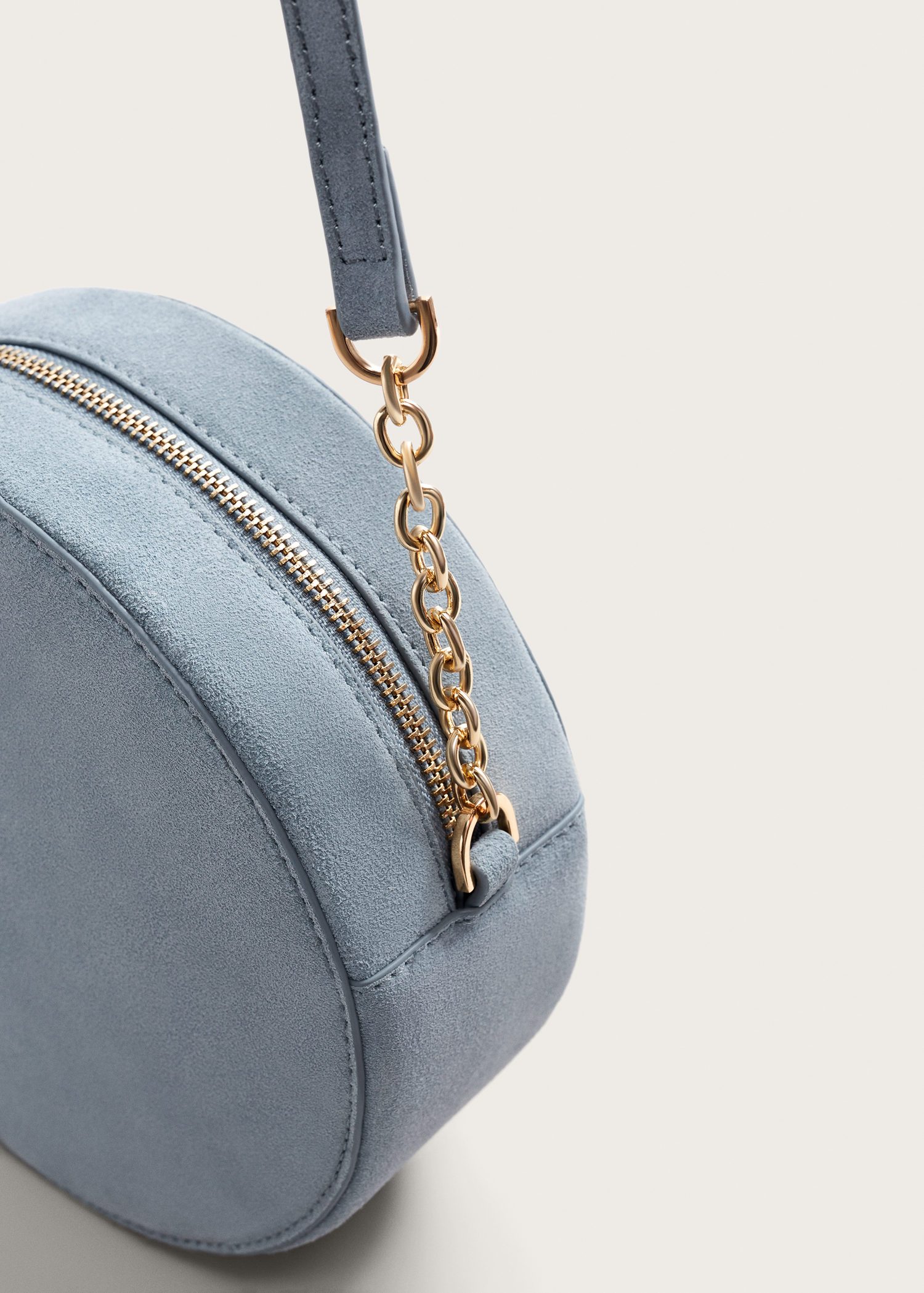 Round leather bag - Image 3