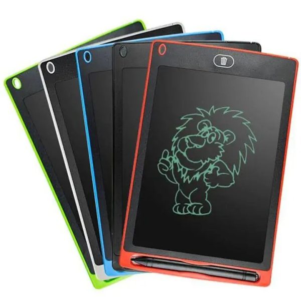 Multi-Color LCD Writing Tablet | Premium Quality | Random Colors | Reusable Drawing & Note-Taking Tool for Kids