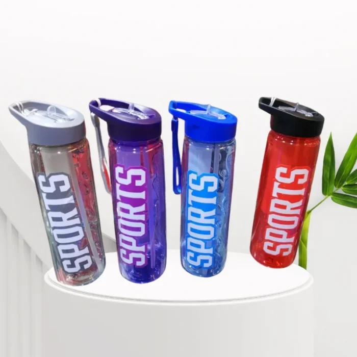 Stylish Water Sport Bottle 1000ml with Straw | Leakproof BPA-Free Hydration Bottle for School, Gym & Travel
