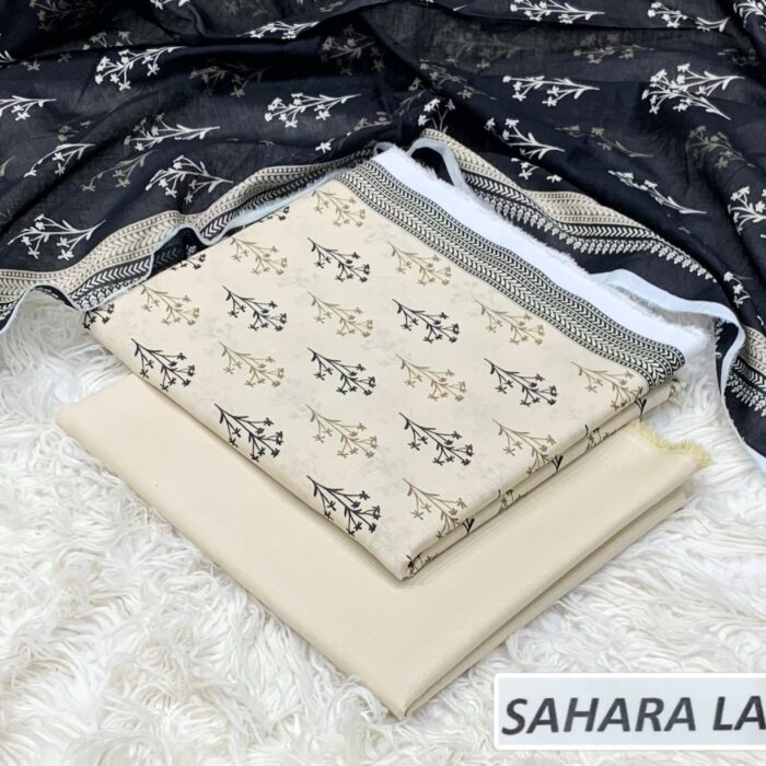 Cream and Black