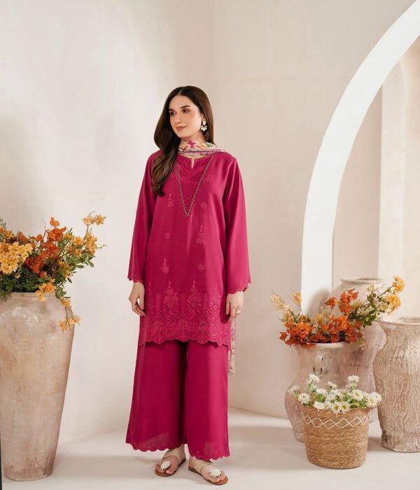 SAPPHIRE LAWN 3-PIECE EMBROIDERED CHIKENKARI