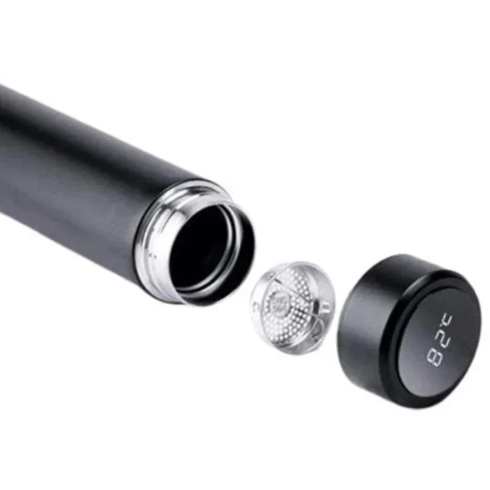 LED Temperature Display Water Bottle Stars Design  | Smart Stainless Steel Vacuum 500ml Flask | Random Color
