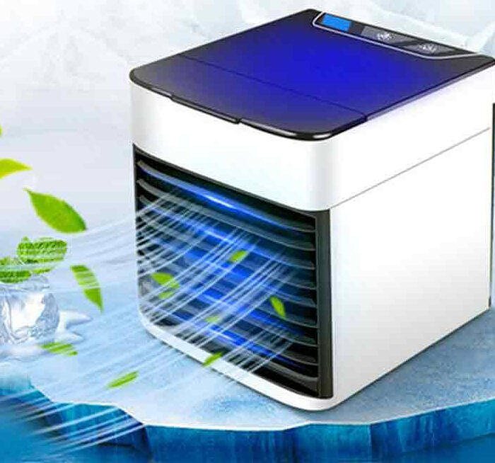 Arctic Air Ultra 3-in-1 Mini USB Portable Air Cooler | Personal Evaporative AC with LED Night Light for Home Office Travel