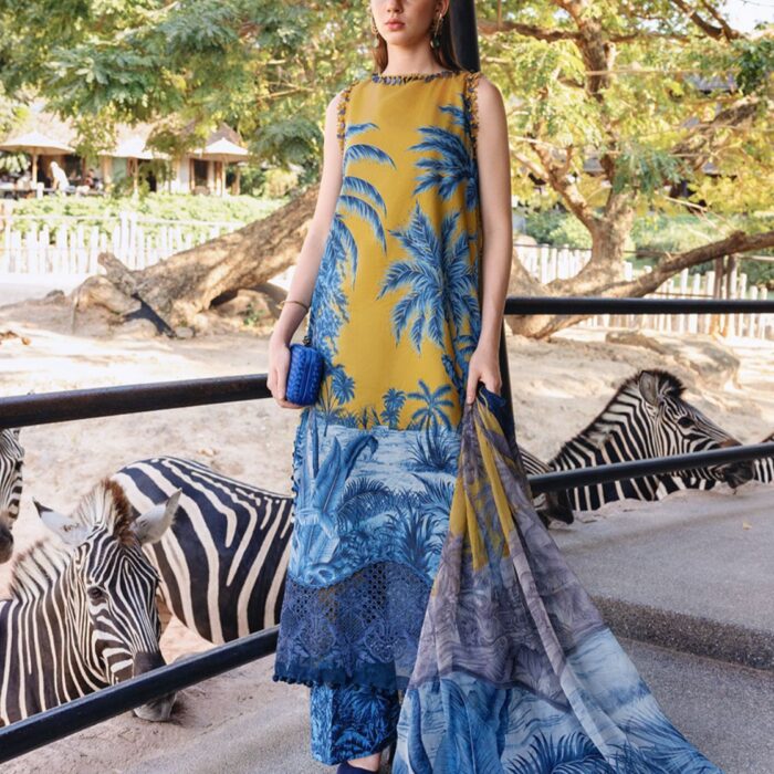 Yellow and Royal Blue