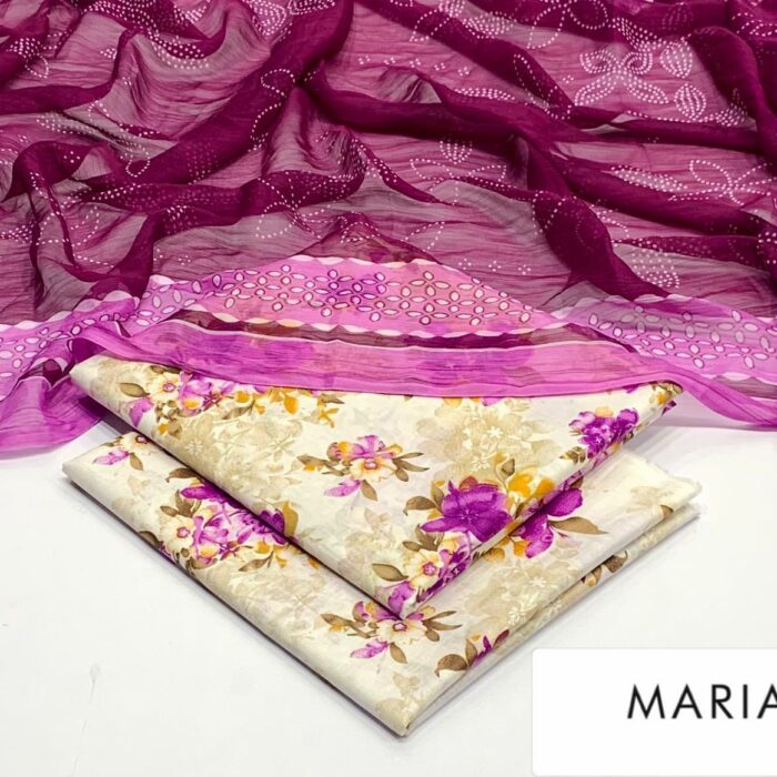 Berry Purple and Lvory Cream