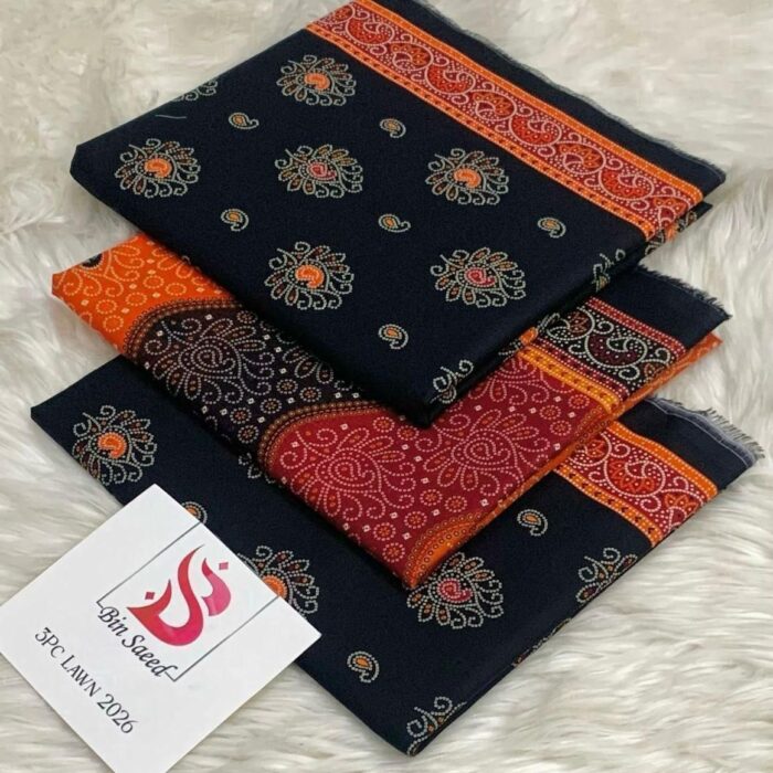 Black and Rustic Orange