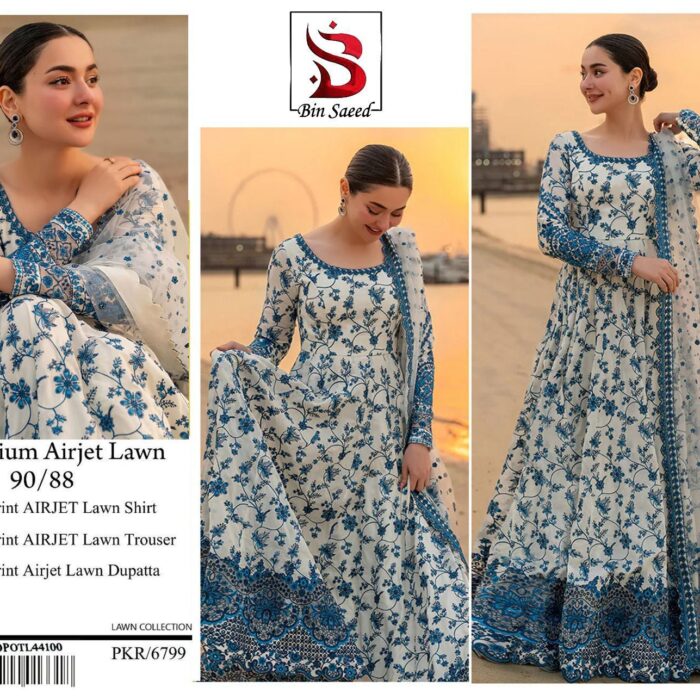 Pick Ivory Blue Blossom