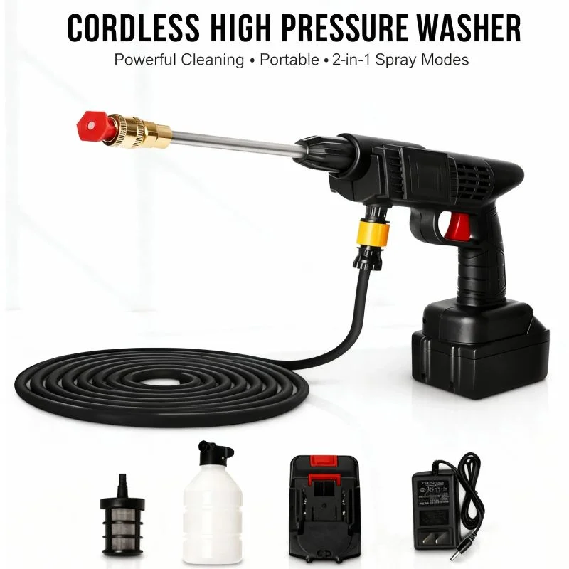 Automatic Cordless Car Wash Spray Gun 48Vf - Image 6