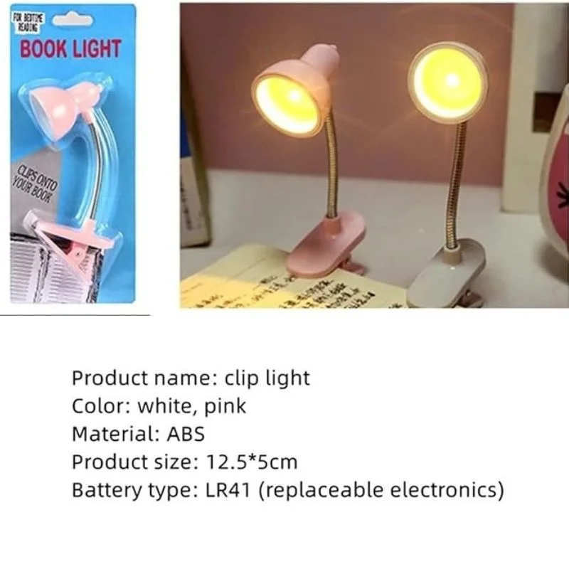Mini Book Light with Clip | Random Color - Image 4