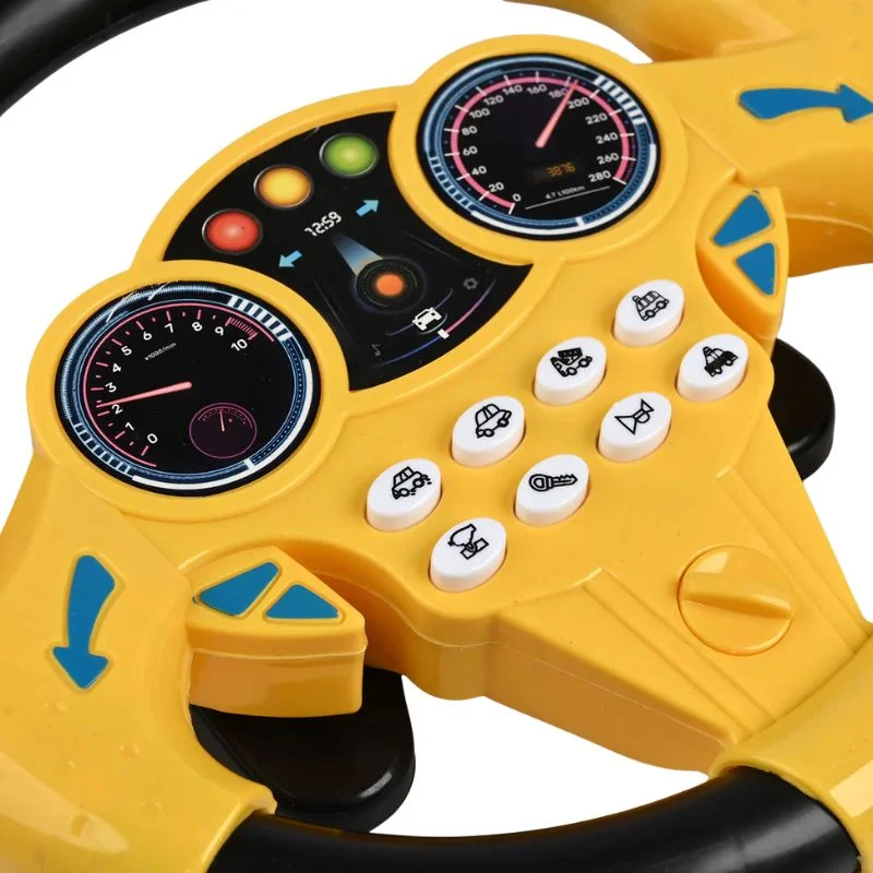 Toy Steering Wheel with Sound Effects for Kids - Image 3