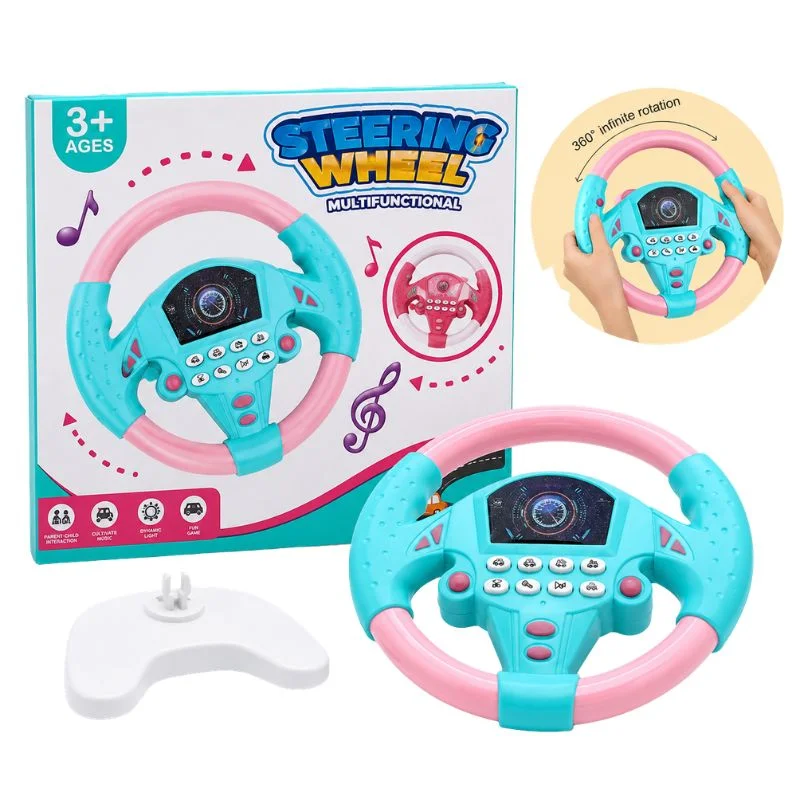 Toy Steering Wheel with Sound Effects for Kids - Image 5
