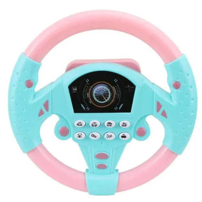 Toy Steering Wheel with Sound Effects for Kids