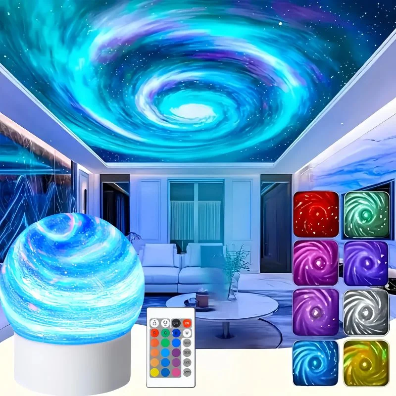 2-in-1 Ocean Wave Projector Light & Northern Aurora Lamp - Image 7