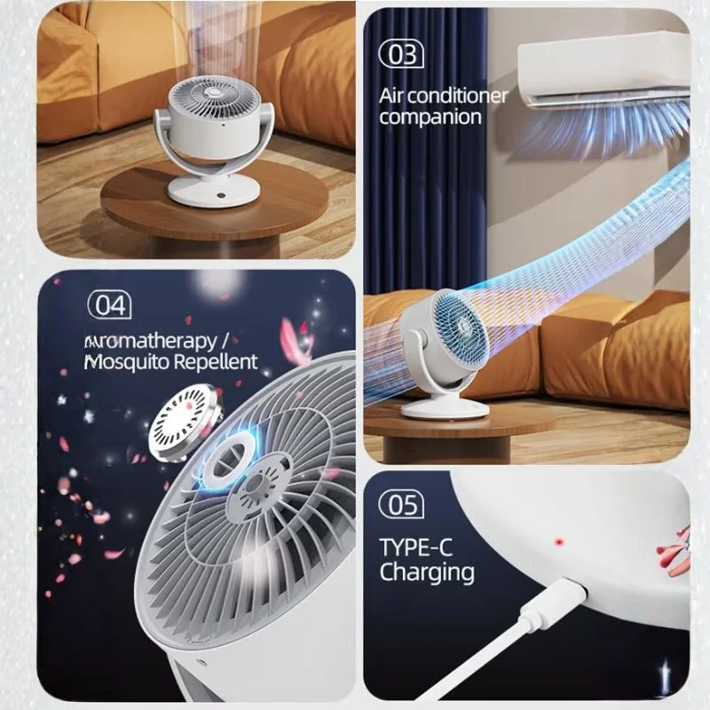 Oscillating Desktop Circulating Fan FT-905 - Image 3