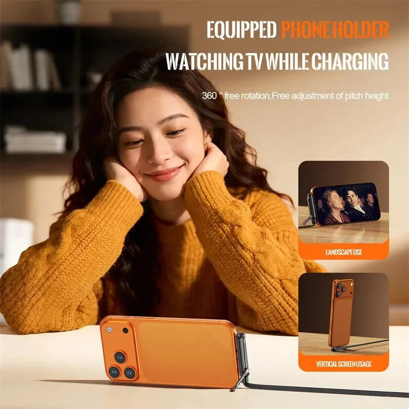 USB-C Fast Charging Cable with Foldable Phone Stand - Image 5