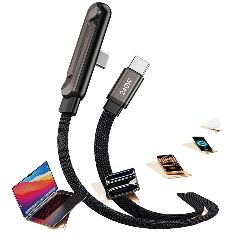 USB-C Fast Charging Cable with Foldable Phone Stand - Image 4