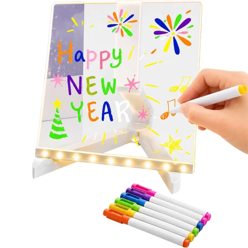 LED Acrylic Writing Board with USB Light - Image 3
