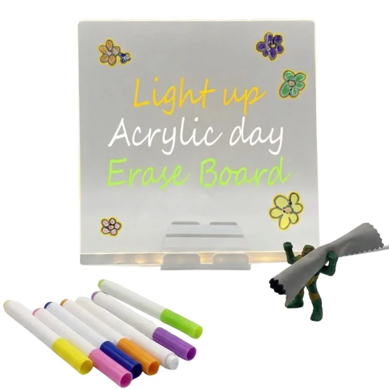 LED Acrylic Writing Board with USB Light - Image 5