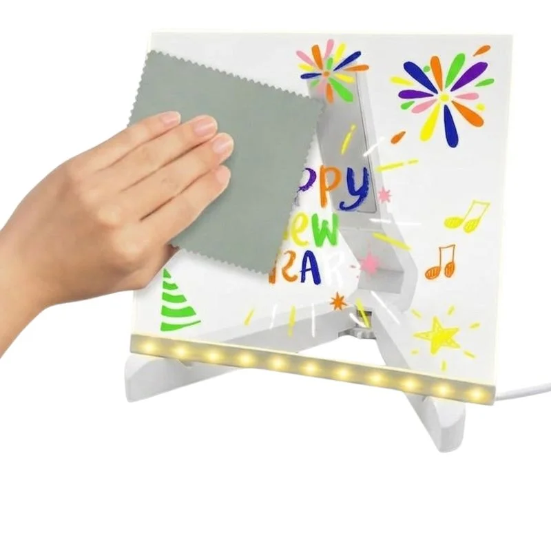 LED Acrylic Writing Board with USB Light - Image 2