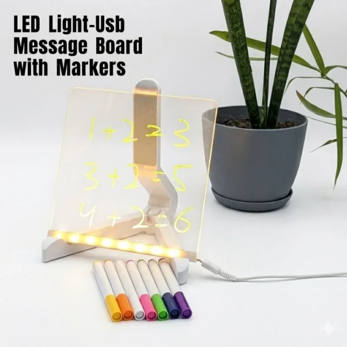 LED Acrylic Writing Board with USB Light