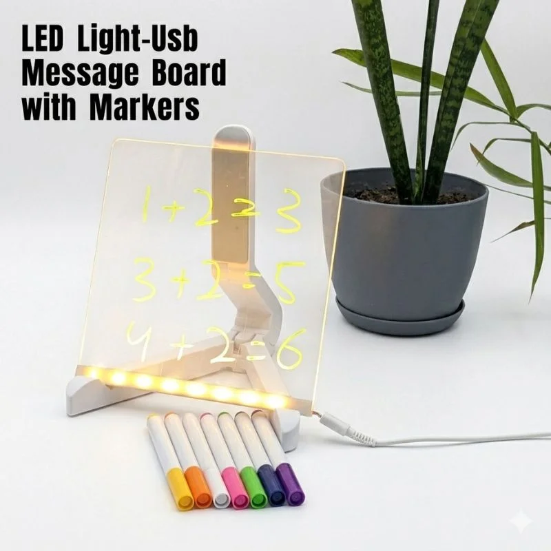 LED Acrylic Writing Board with USB Light