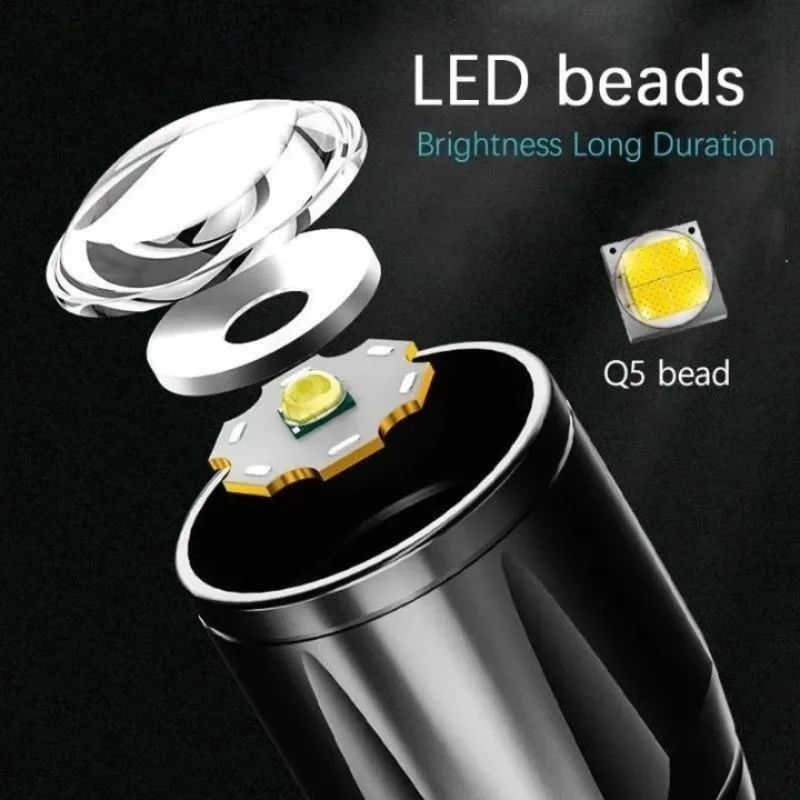 Metal COB Flashlight Torch - Image 7