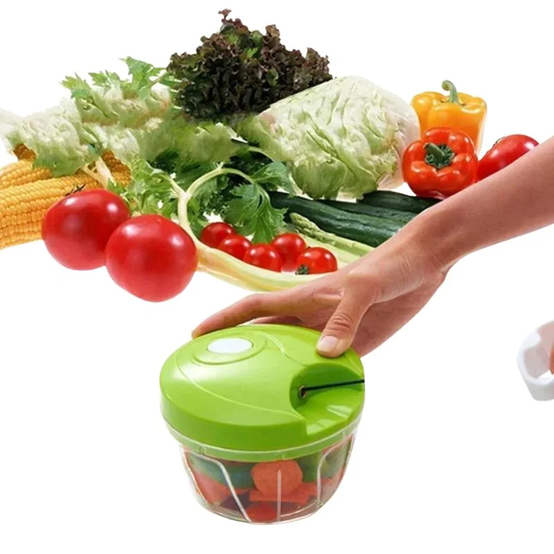 Manual Mini Hand Pull Food Chopper - Image 3