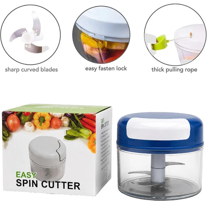 Manual Mini Hand Pull Food Chopper - Image 7