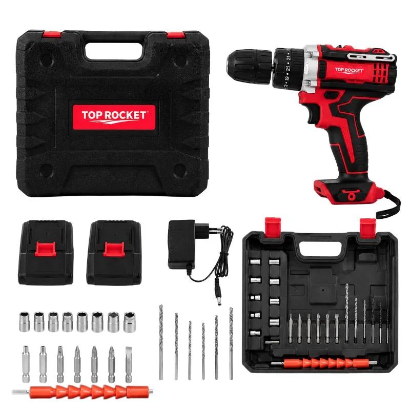 TOP ROCKET 3 in 1 Cordless Rechargeable Drill Machine Kit
