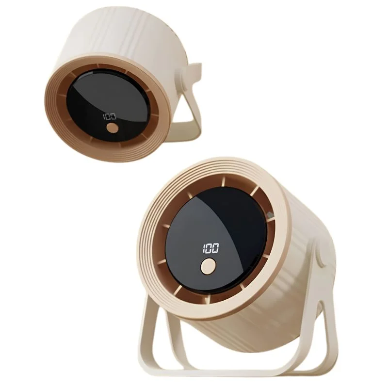 Desktop Circular Rechargeable Fan with 360° Adjustable Airflow - Image 4